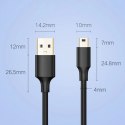 Ugreen kabel przewód USB - mini USB 480 Mbps 2 m czarny (US132 30472)