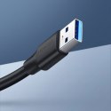 Ugreen kabel przewód przedłużacz przejściówka USB 3.0 (żeński) - USB 3.0 (męski) 2 m czarny (US129 10373)