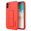 Wozinsky Kickstand Case silikonowe etui z podstawką iPhone 11 Pro Max czerwone