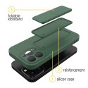 Wozinsky Kickstand Case silikonowe etui z podstawką iPhone 11 Pro Max czerwone