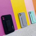 Wozinsky Kickstand Case silikonowe etui z podstawką etui Xiaomi Redmi 10X 4G / Xiaomi Redmi Note 9 czarne