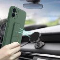 Wozinsky Kickstand Case silikonowe etui z podstawką etui Xiaomi Redmi 10X 4G / Xiaomi Redmi Note 9 niebieskie