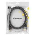 Wozinsky kabel HDMI 2.1 8K 60 Hz 48 Gbps / 4K 120 Hz / 2K 144 Hz 1 m srebrny (WHDMI-10)