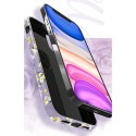 Kingxbar Blossom etui ozdobione oryginalnymi Kryształami Swarovskiego iPhone 12 Pro Max wielokolorowy (Gardenia)