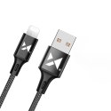 Wozinsky kabel przewód USB - Lightning 2,4A 1m czarny (WUC-L1B)