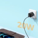 Joyroom szybka ładowarka sieciowa USB Typ C 20W Power Delivery Quick Charge 3.0 AFC czarna (L-P202)