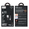 Kabel Joyroom Liquid Silicone Data Cable N2 USB-A / Lightning 2.4A 1.2m - czarny