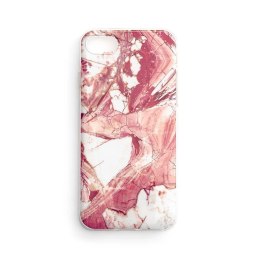 Wozinsky Marble żelowe etui pokrowiec marmur Xiaomi Redmi Note 10 5G / Poco M3 Pro różowy