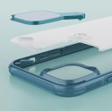 Nillkin Cyclops Case wytrzymałe etui z osłoną na aparat i składaną podstawką iPhone 13 Pro niebieski