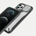 Nillkin Cyclops Case wytrzymałe etui z osłoną na aparat i składaną podstawką iPhone 13 Pro niebieski