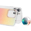 Kingxbar Travel Series luksusowe eleganckie etui na iPhone 13 Pro pomarańczowy (Sunset)