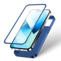 Joyroom 360 Full Case etui pokrowiec do iPhone 13 obudowa na tył i przód + szkło hartowane niebieski (JR-BP927 blue)