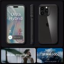 Etui Spigen Crystal Hybrid na iPhone 15 Pro - czarne