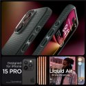 Etui Spigen Liquid Air na iPhone 15 Pro - ciemnozielone