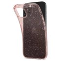 Etui Spigen Liquid Crystal Glitter na iPhone 15 Plus - różowo-przezroczyste