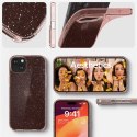 Etui Spigen Liquid Crystal Glitter na iPhone 15 - różowo-przezroczyste