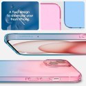 Etui Spigen Liquid Crystal na iPhone 15 - różowo-niebieskie