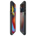 Etui Spigen Slim Armor CS na iPhone 15 Pro Max - ciemnozielone