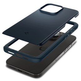 Etui Spigen Thin Fit na iPhone 15 Pro Max - czarny metal