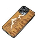 Etui Bewood Góry Imbuia drewniane na iPhone 15 Pro Max - jasnobrązowe