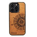 Etui Bewood Traveler Merbau drewniane na iPhone 15 Pro - jasnobrązowe