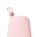 Powerbank Joyroom JR-L008 Plus Cutie Series 22.5W 20000mAh ze stojakiem + kabel USB-A - USB-C - różowy