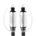 Kabel optyczny Ugreen AV108 Toslink/SPDIF 3m - szary