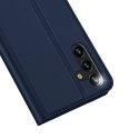 Dux Ducis Skin Pro etui Samsung Galaxy A14 4G / 5G pokrowiec z klapką portfel na kartę podstawka niebieskie