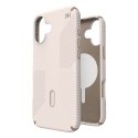 Speck Presidio2 Grip ClickLock & MagSafe - Case for iPhone 16 Plus (Bleached Bone / Heirloom Gold / Hazel Brown)