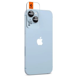 Osłona aparatu Spigen Glas.tR EZ Fit Optik Camera Protector na iPhone 14 / Plus / 15 / Plus - czarna 2 szt.