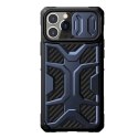 Nillkin Adventurer Case etui do iPhone 13 Pro Max pancerny pokrowiec z osłoną na aparat niebieski