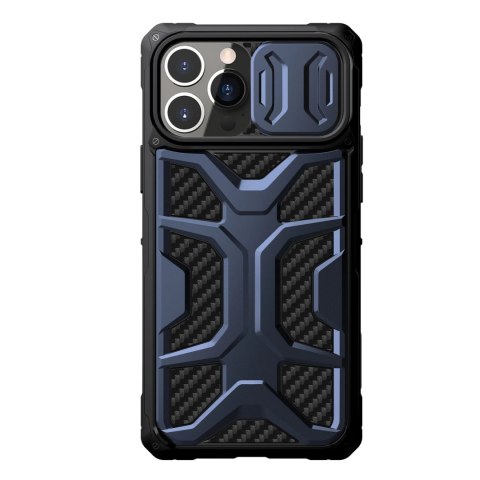 Nillkin Adventurer Case etui do iPhone 13 Pro Max pancerny pokrowiec z osłoną na aparat niebieski