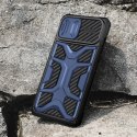 Nillkin Adventurer Case etui do iPhone 13 Pro Max pancerny pokrowiec z osłoną na aparat niebieski