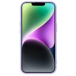 Nillkin CamShield Silky Silicone Case etui iPhone 14 Plus pokrowiec z osłoną na aparat fioletowy