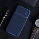 Nillkin Textured S Case etui iPhone 14 Pro Max pancerny pokrowiec z osłoną na aparat niebieski