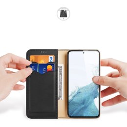 Dux Ducis Hivo etui Samsung Galaxy S23+ pokrowiec z klapką portfel podstawka blokada RFID czarne