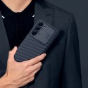 Nillkin CamShield Pro Case etui Samsung Galaxy S23+ pokrowiec z osłoną na aparat czarne