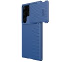 Nillkin CamShield S Case etui Samsung Galaxy S23 Ultra pancerny pokrowiec osłona na aparat niebieskie