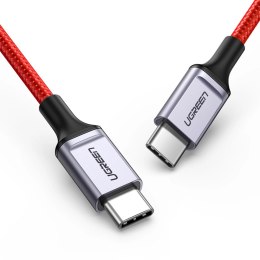 Kabel Ugreen US294 USB-C - USB-C 3A 480Mb/s 1m - czerwony