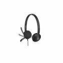 Headphones with Microphone Logitech 981-000475 Black