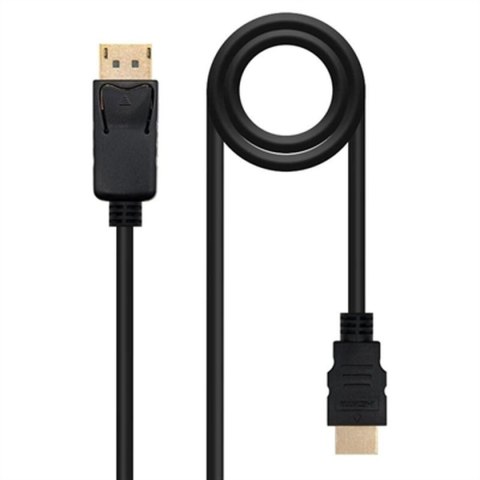 DisplayPort to HDMI Cable NANOCABLE 10.15.4310 Black 10 m