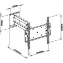 Uchwyt LCD AR-20B 32-65 cali 45kg pion/poziom