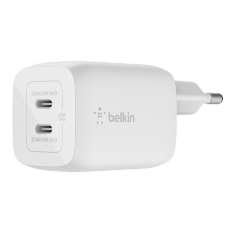 Wall Charger Belkin WCH013VFWH White 65 W