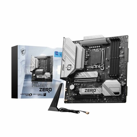 Motherboard MSI B760M PROJECT ZERO LGA 1700 Intel B760