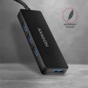 HUE-G1A Hub 4-portowy USB 3.2 Gen 1 SLIM, kabel Type-A 14cm