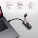 HUE-M1C Hub 4-portowy Mini metalowy USB 3.2 Gen 1, 20cm USB-C kabel