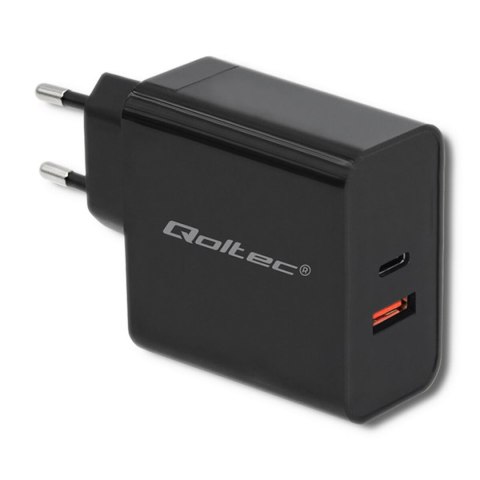 Wall Charger Qoltec 51716 Black (1 Unit)