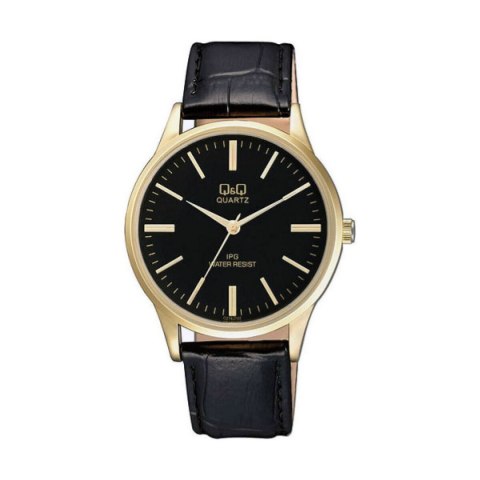 Men's Watch Q&Q C214J102Y Black Golden (Ø 40 mm)