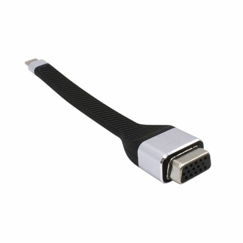 USB C to VGA Adapter i-Tec C31FLATVGA60HZ FHD Flexible Black