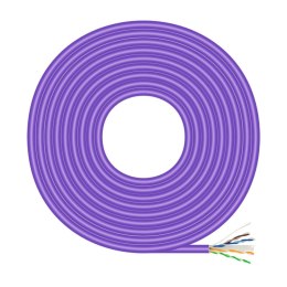 Category 6 Hard UTP RJ45 Cable Aisens A135-0747 Violet 100 m